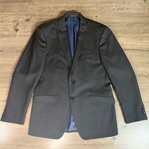 Mantoni Mens Slim 100% Super Fine Virgin Wool Two Button Blazer/Sport Coat 40